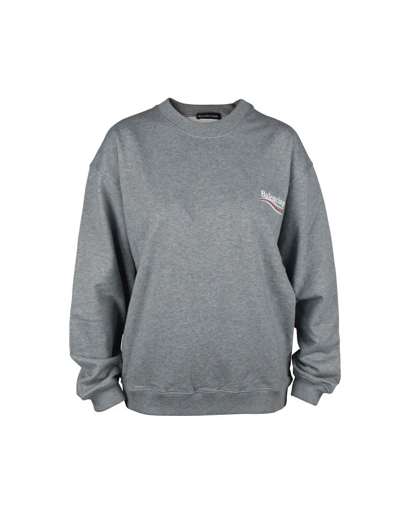Balenciaga Sweatshirt Politisch Grey
