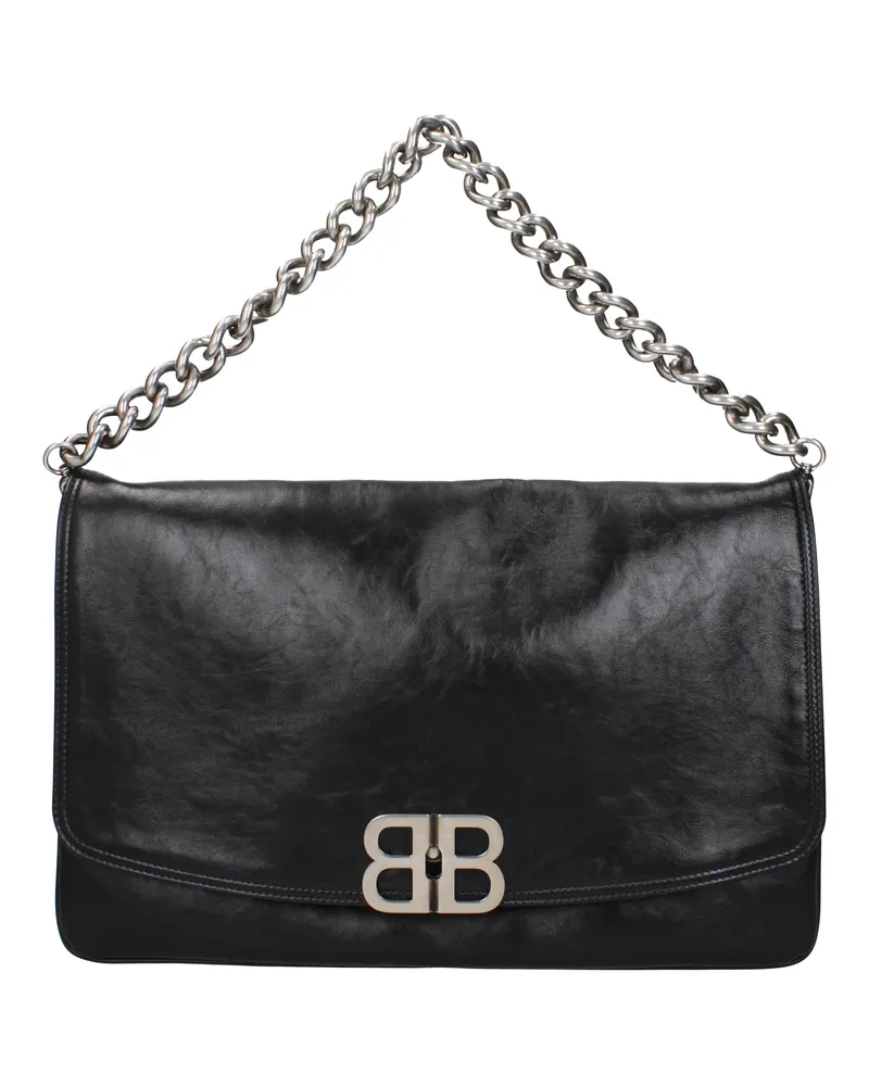 Balenciaga Damens Handtasche aus schwarzem Leder -