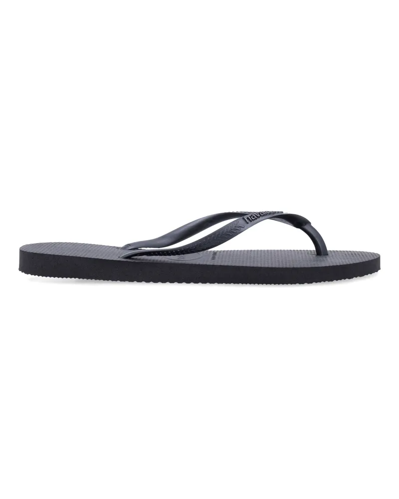 Havaianas flache Schuhe schwarz Black