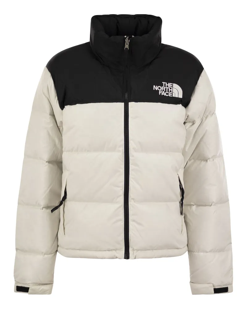 The North Face Die North Face Retro 1996 Zwei -Ton -Down -Jacke White