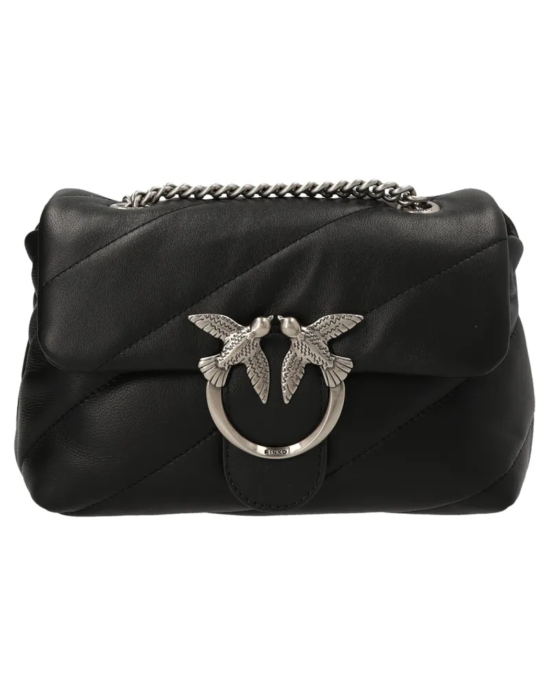 Pinko Love Mini Puff' Crossbody -Tasche Schwarz