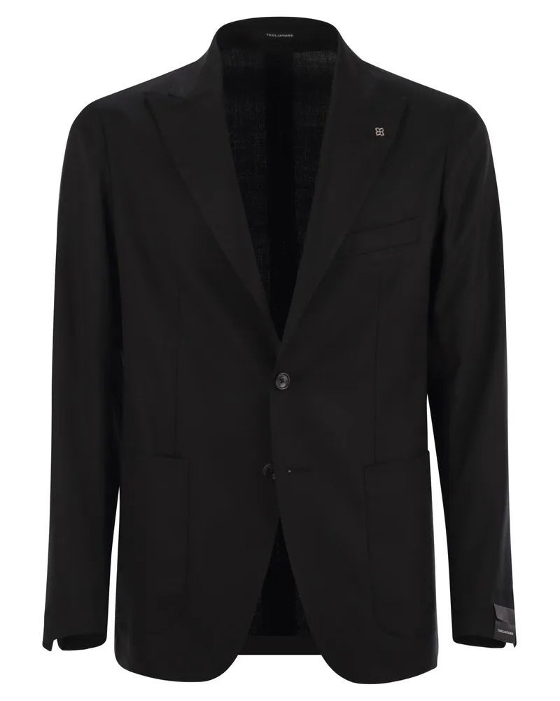 Tagliatore Two Button Wolljacke Black