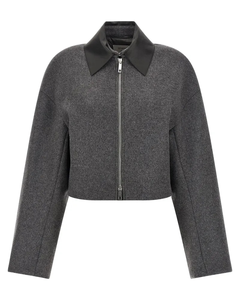 SPORTMAX Vacuo' Jacke Gray