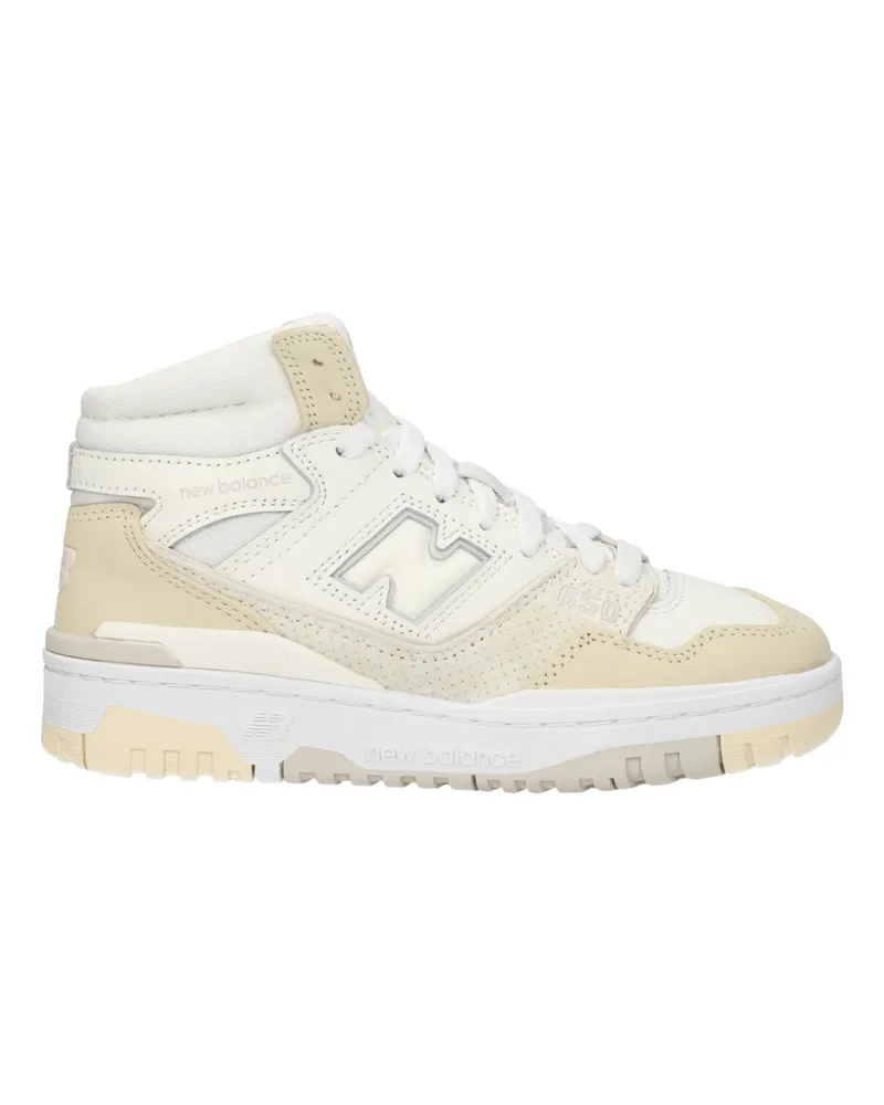 New Balance Sneakers 650 Damens Leder Weiß/Walnuss -