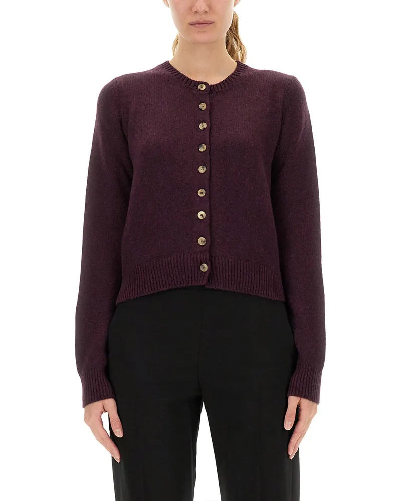 KHAITE Everheart" Cardigan Bordeaux