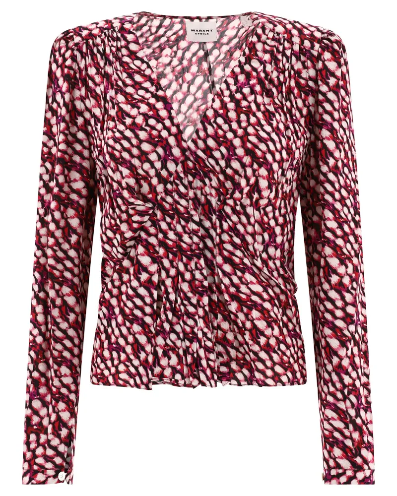 Isabel Marant Eddy Bluse Fuchsie