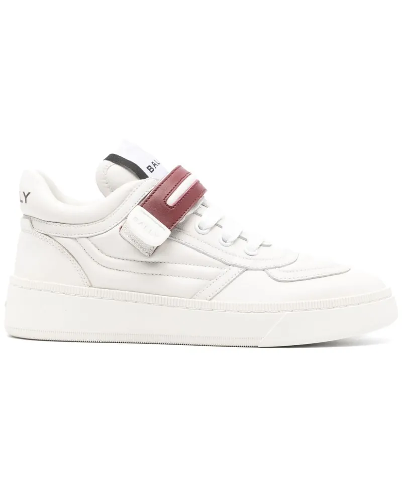 Bally Leder -Turnschuhe White