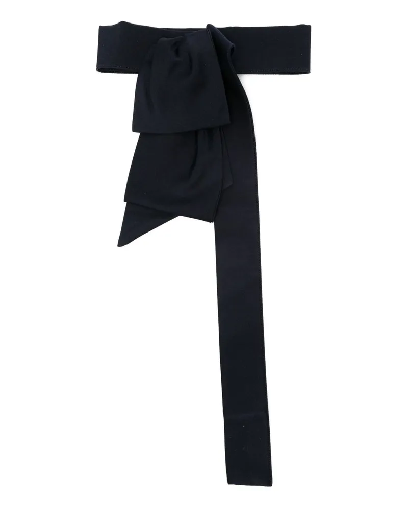 forte_forte Satin Seidenfliege Blue