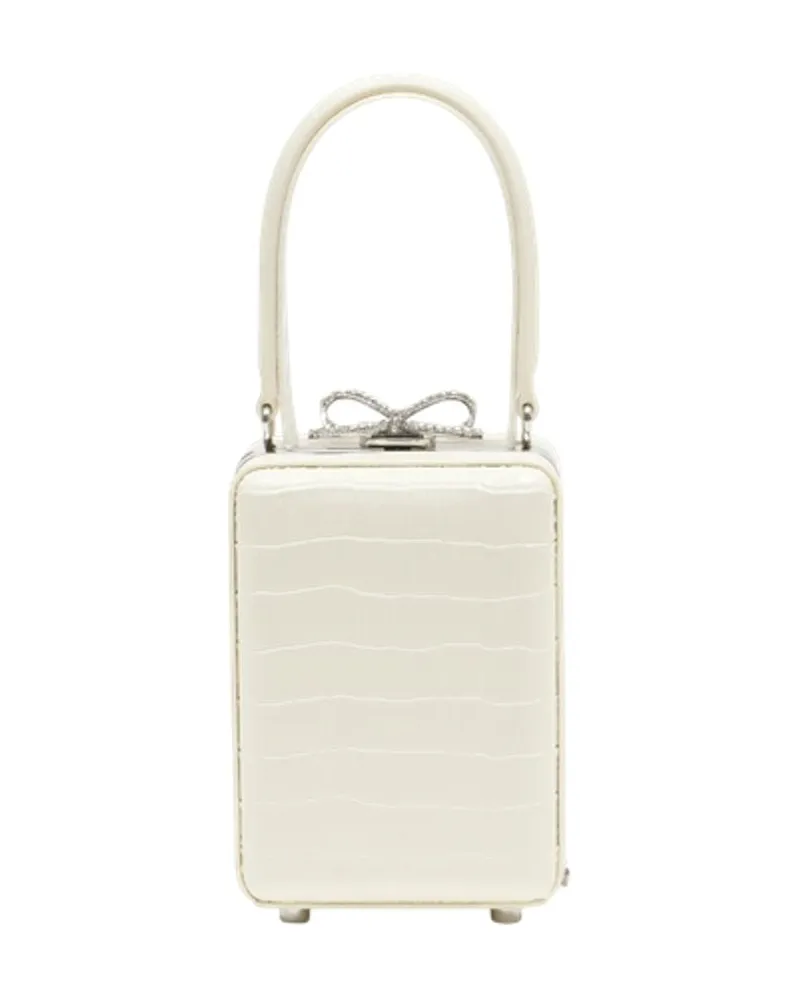 Self-Portrait Micro Bag  Leder Weiß Weiß