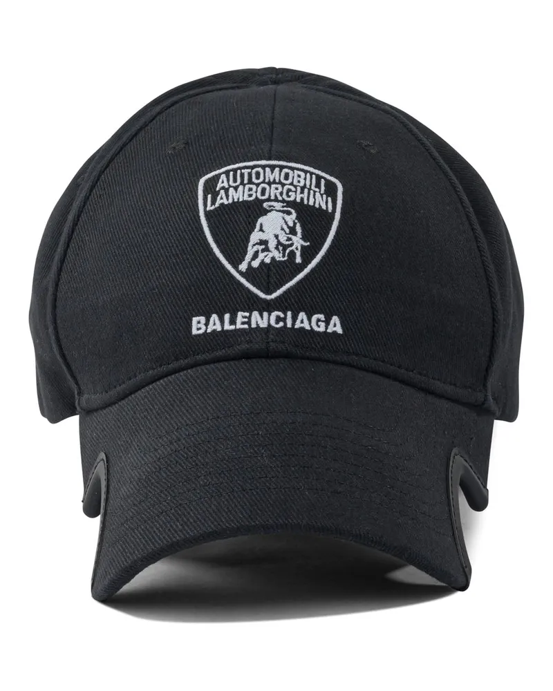 Balenciaga Trucker-Mütze „Automibili Lamborghini Black