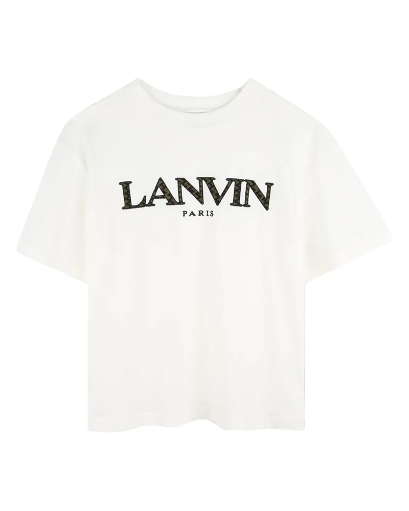 Lanvin T -Shirt mit Logo White