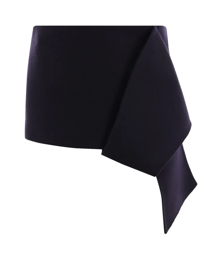 Prada Woll -Minirock Blau