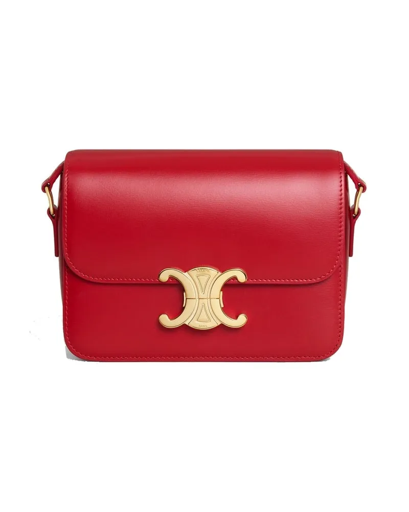 Celine Teen Triomphe Umhängetasche Red