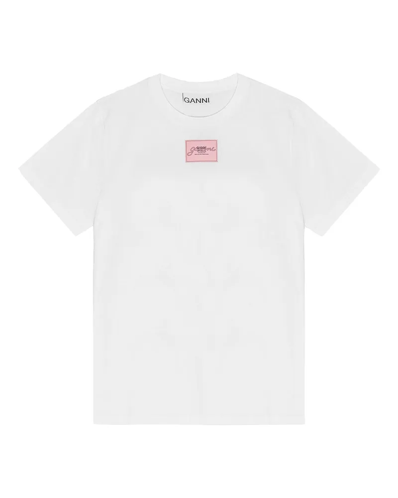 Ganni T -Shirts und Polos weiß White