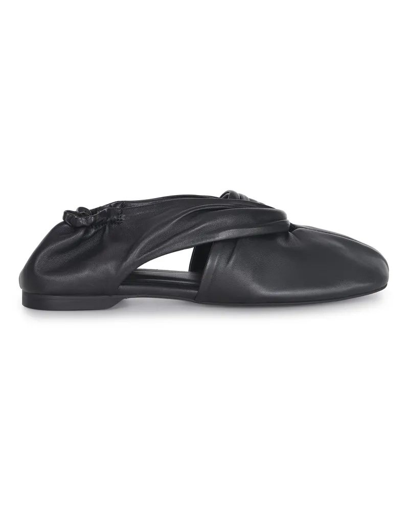 Alohas Ballerinas aus Leder Black