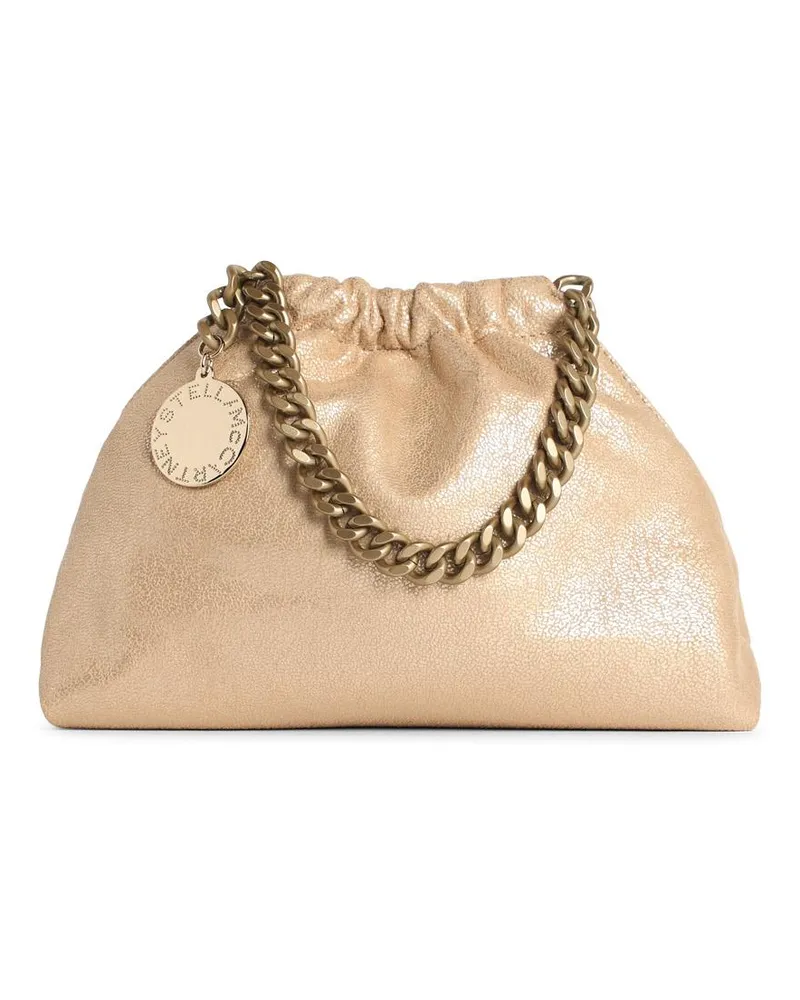 Stella McCartney Stella Mc Cartney Mini-Tasche „Falabella Coulisse“ in Gold „Shaggy Deer Gold