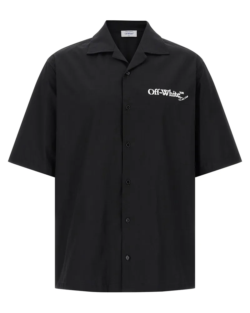 OFF-WHITE Scribble arr' Hemd White