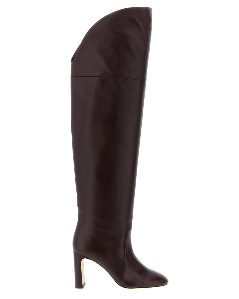 Stuart Weitzman Babette über den Knie -Tubeo' Stiefeln Bordeaux