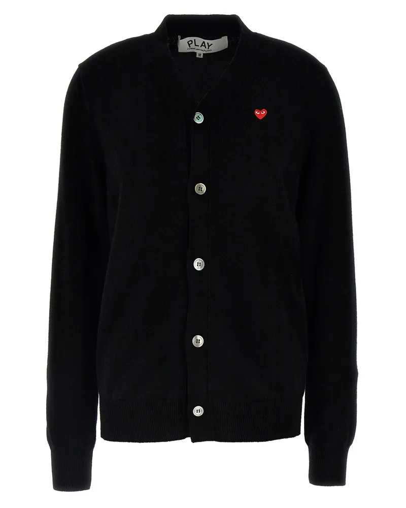 Comme des Garçons Comme des Garçons Spiele Woll -Strickjacke Black