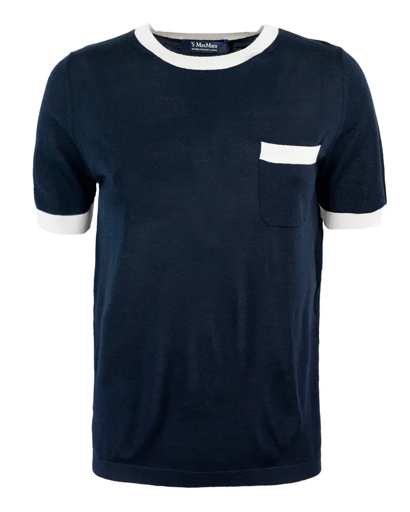 Max Mara Maglia Egidio Blu Blue