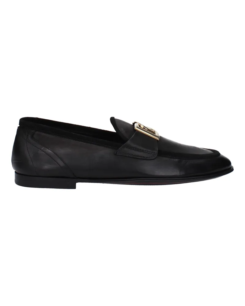 Dolce & Gabbana Dolce&Gabbana Ariosto Herrens Leder-Loafer Schwarz -