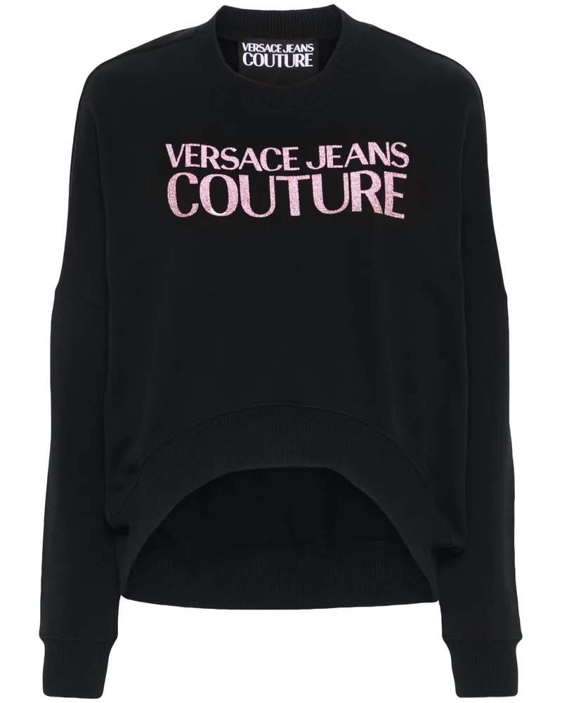 Versace Jeans Logo Gummi Glitter Sweatshirts 