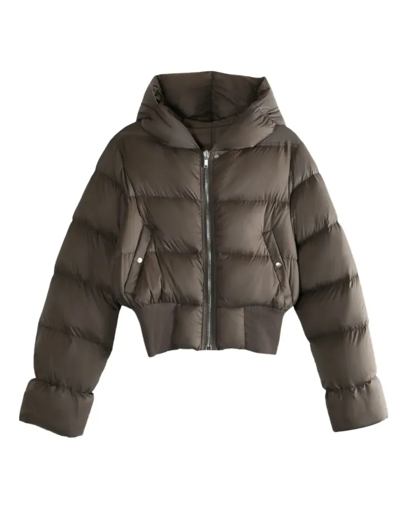 Rick Owens Kapuzenpufferjacke mit Kapuze 78