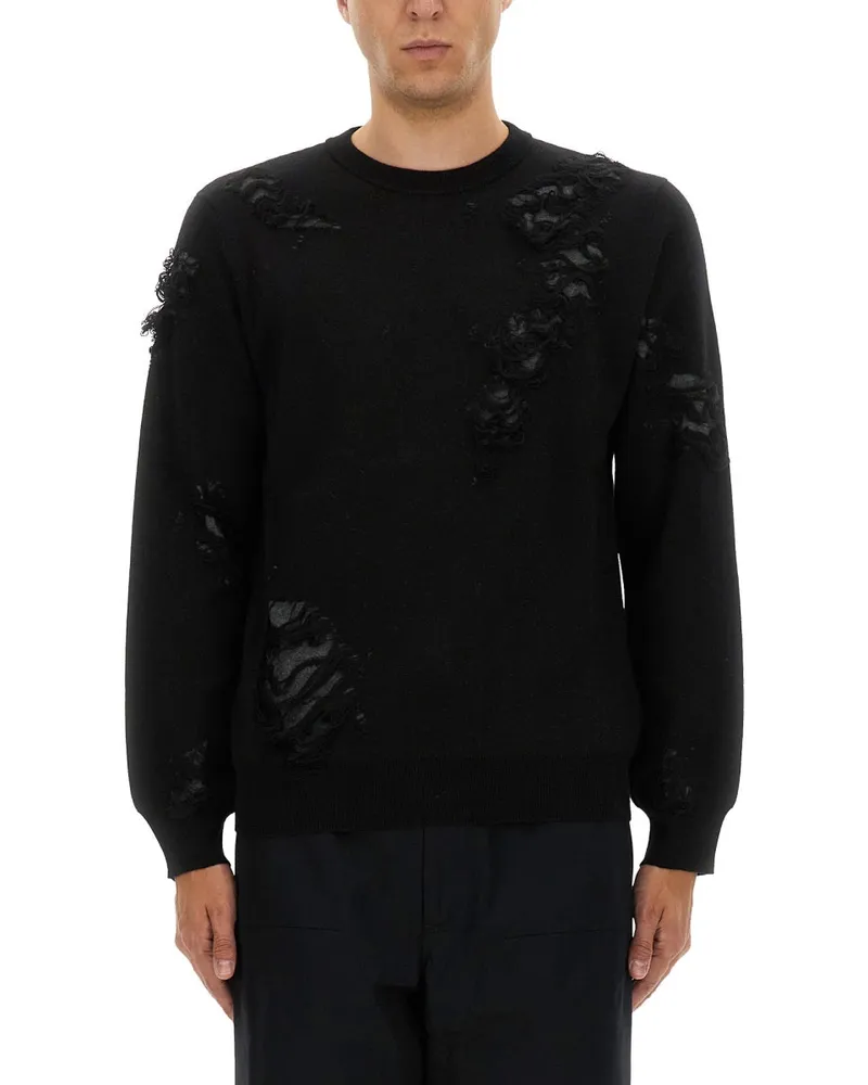 Maison Margiela Wollpullover Black