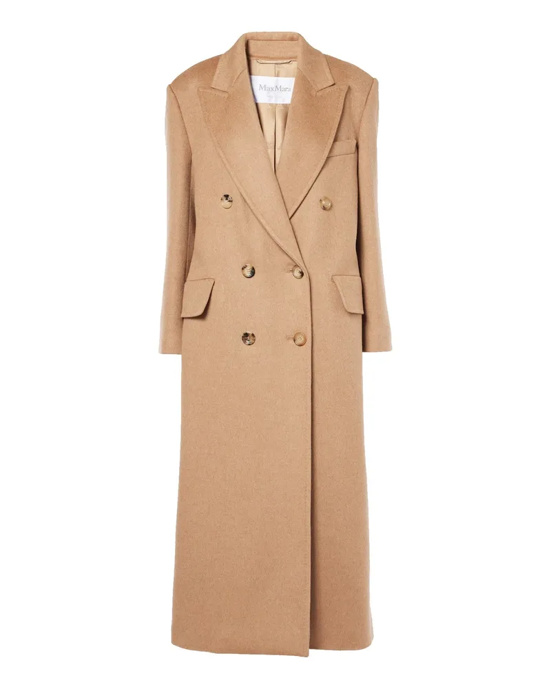 Max Mara Fungwollmantel Brown