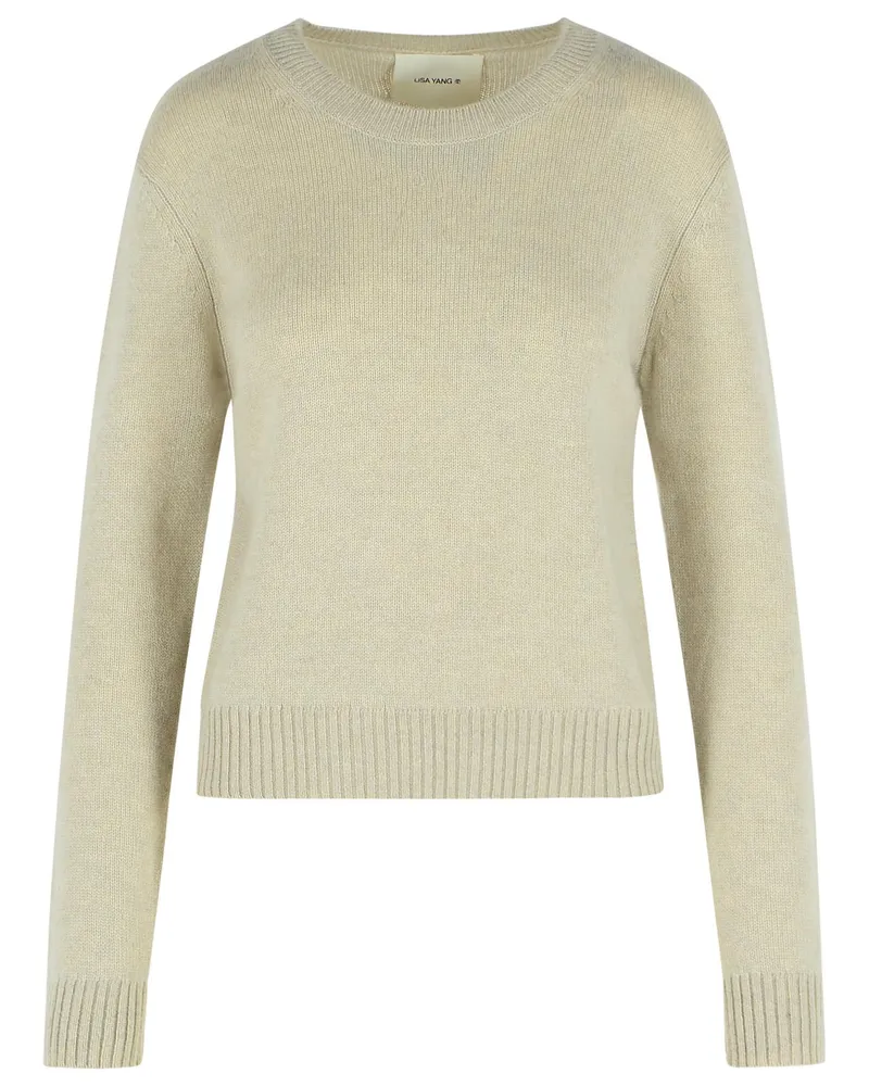 Lisa Yang Mable' Oyster Kaschmirpullover Ivory