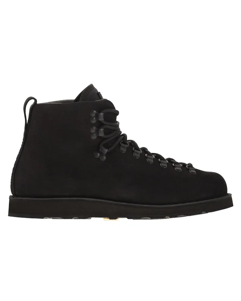 Stone Island Stiefel mit Gummi -Sohle und Polsterung Black