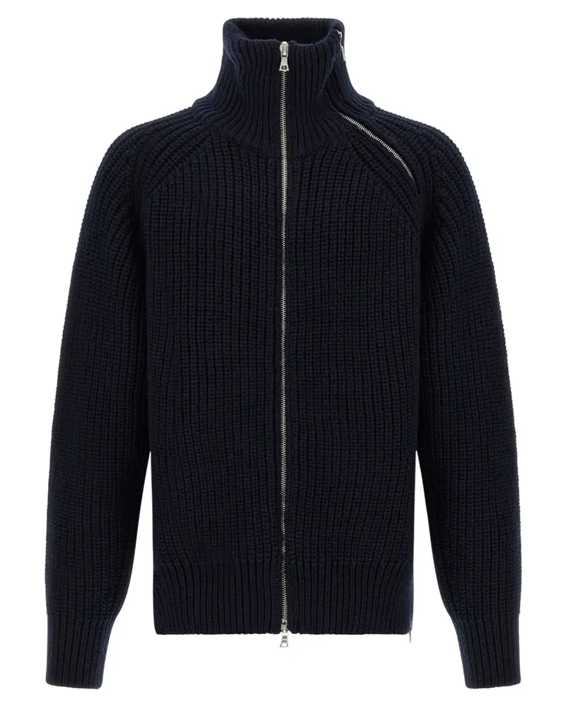 Dries van Noten Dries Van Note Monty Full Reißverschluss Rollkragenpullover in Schwarz 900	black