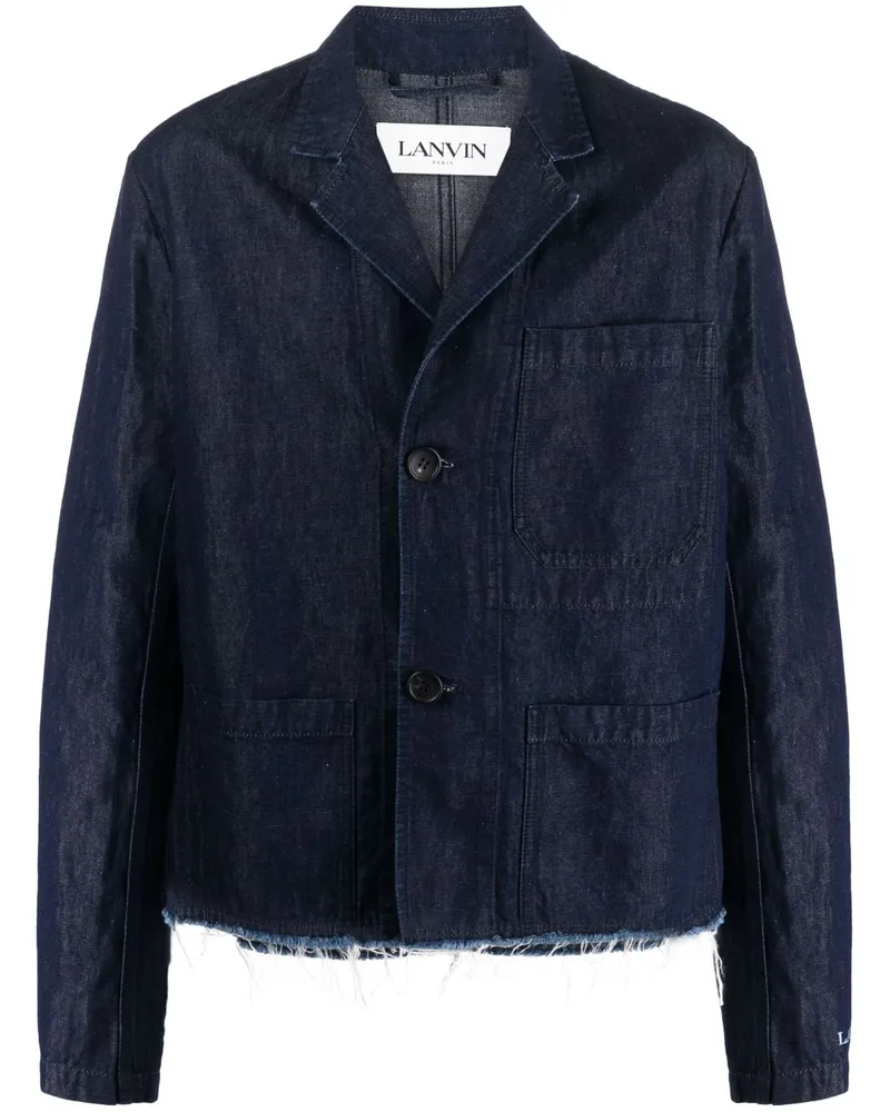 Lanvin Patch Pocket Denimjacke 