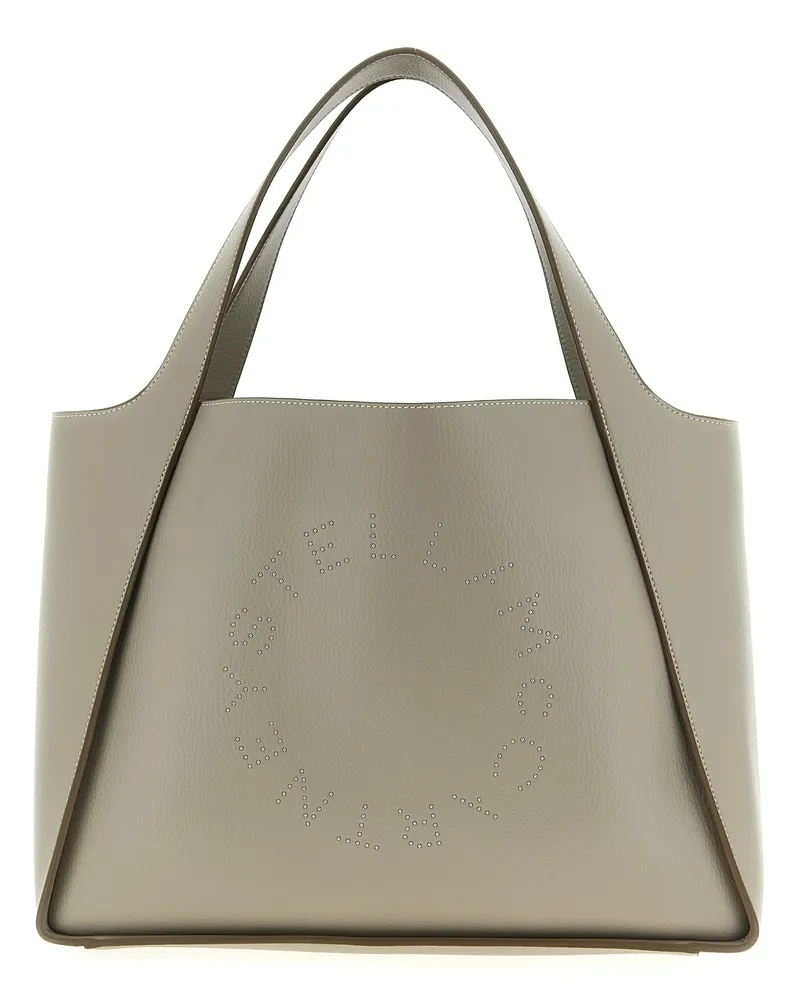 Stella McCartney Einkaufstasche „The Logo Bag Beige