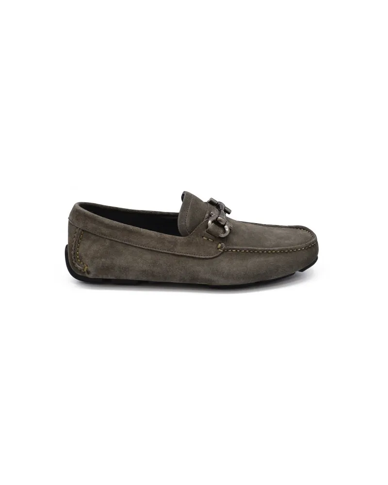 Ferragamo Fahrer Gancini Slaafers Grey