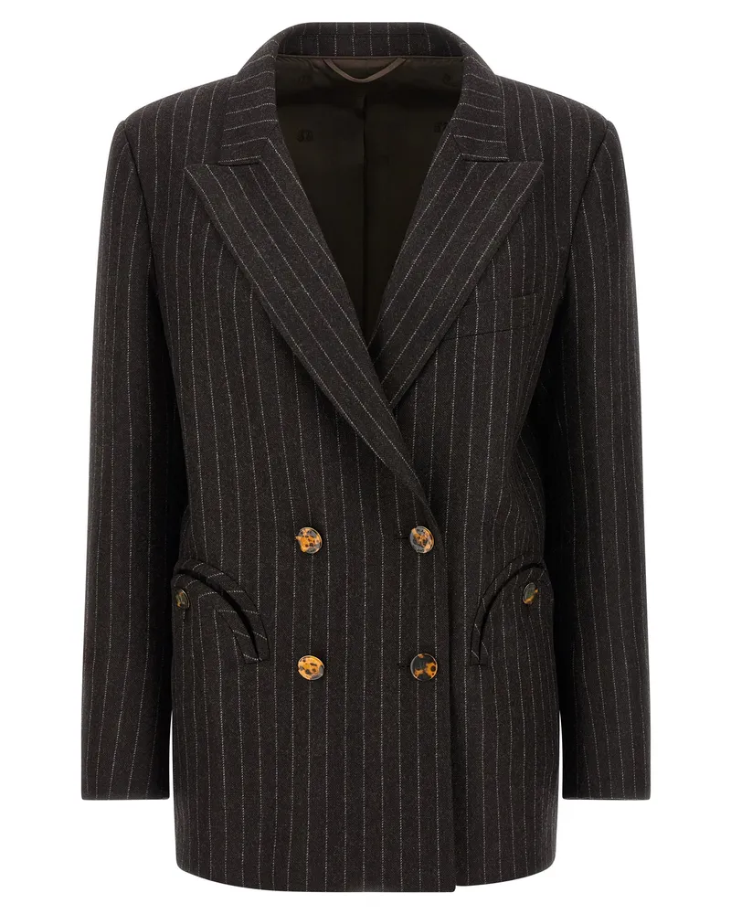 Blazé Milano Blazé Milano 'Lady Maud jeden Abend' Blazer Brown