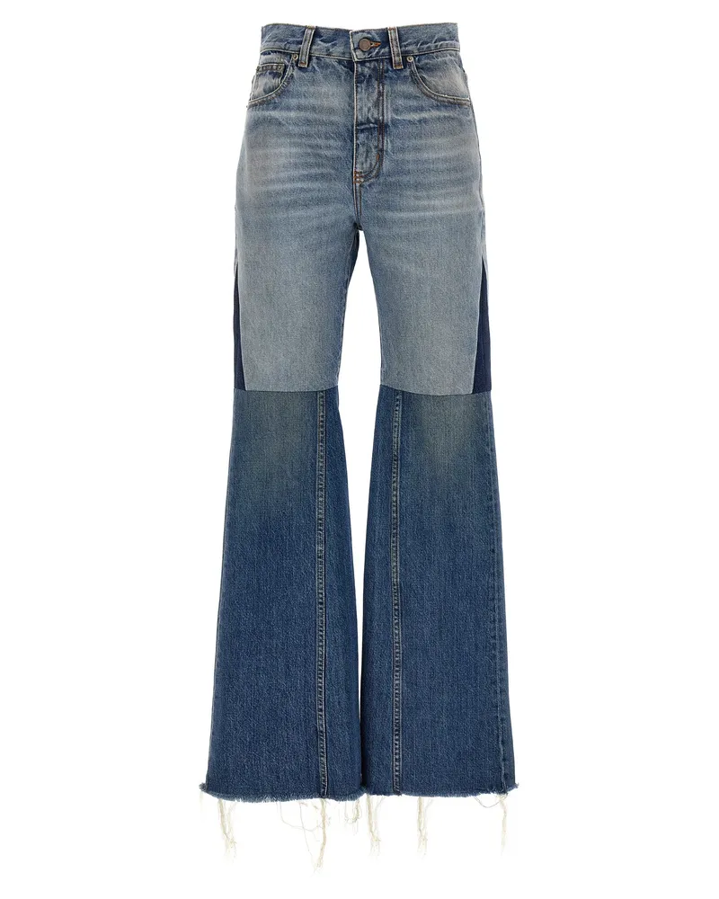Chloé Chloé Patchwork Jeans Blue