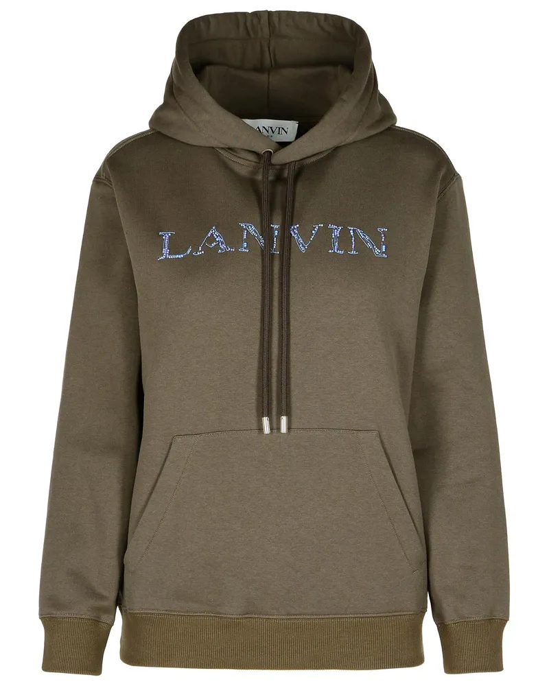 Lanvin brauner Baumwoll -Sweatshirt Brown