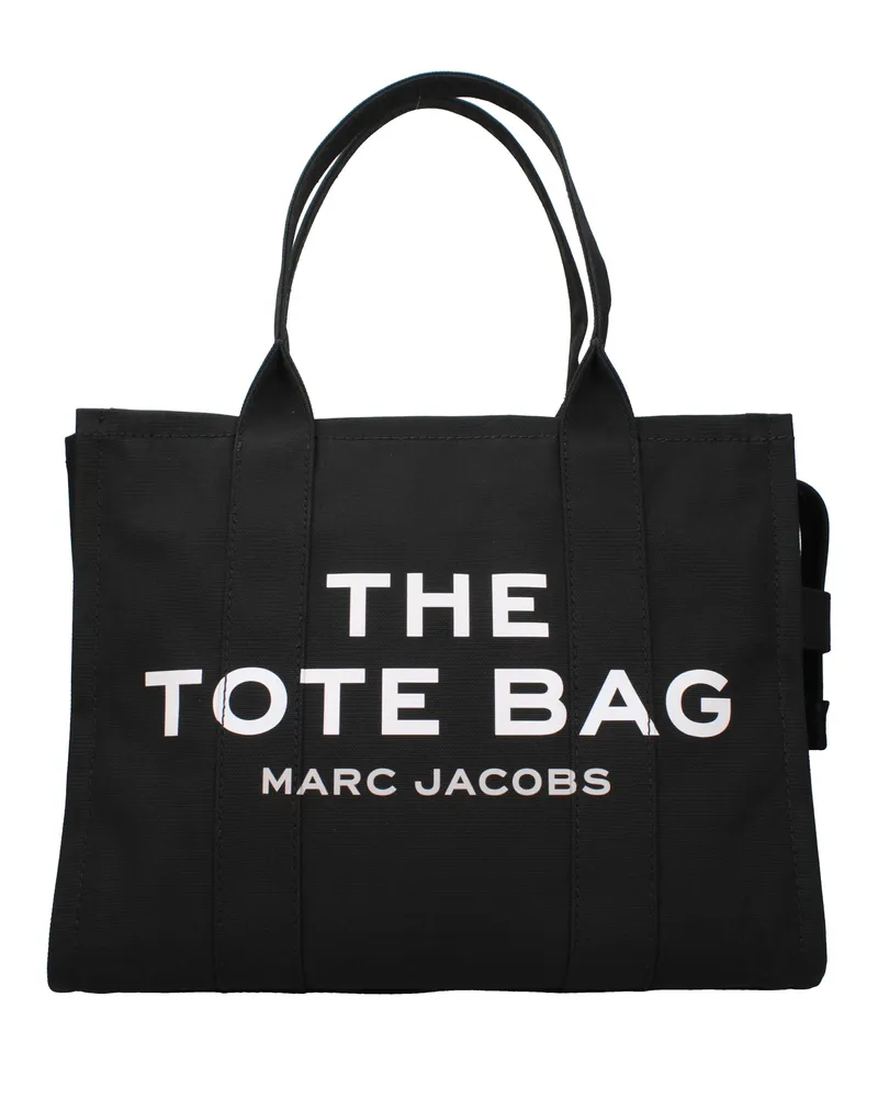 Marc Jacobs Damens Schultertasche Stoff Schwarz -