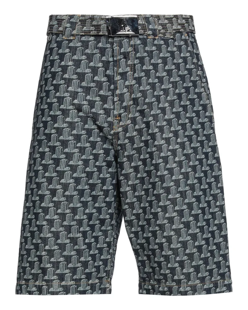Lanvin Säulen -Monogramm -Shorts Blau