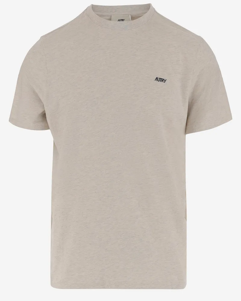 AUTRY Cotton T -Shirt mit Logo Light