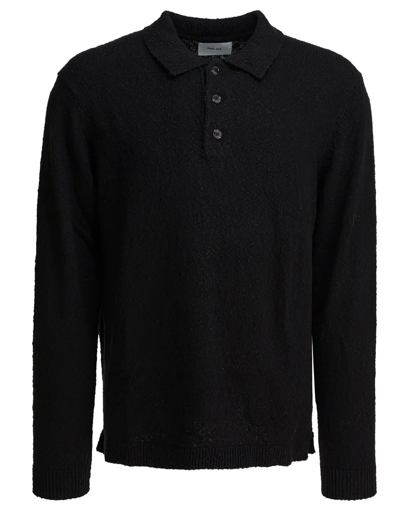 NN 07 Randy“ Baumwoll-Poloshirt Black