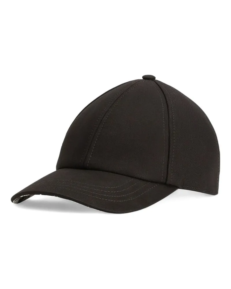 Dolce & Gabbana Baumwoll -Baseballkappe Black