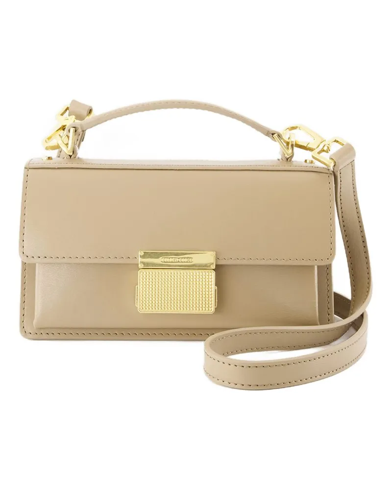 Golden Goose Venezia kleine Geldbeutel goldener Gänse Deluxe Marke Leder braun Braun