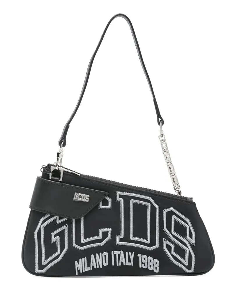 GCDS Comma Notte Umhängetasche Black