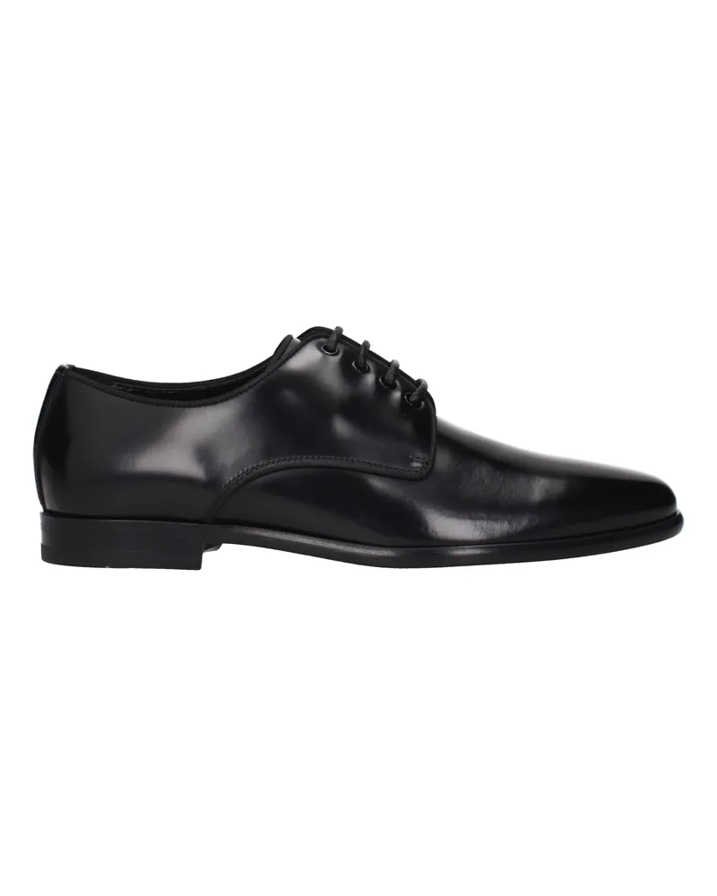 Dolce & Gabbana Dolce&Gabbana Damens Derby Leder Schwarz -