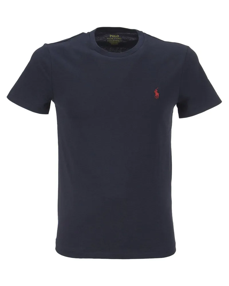 Ralph Lauren Custom Slim Fit Jersey T -Shirt Blau