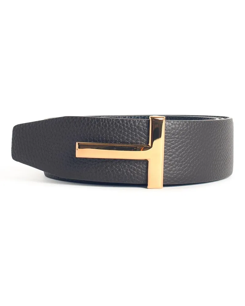 Tom Ford Brown Lear Belt Brown