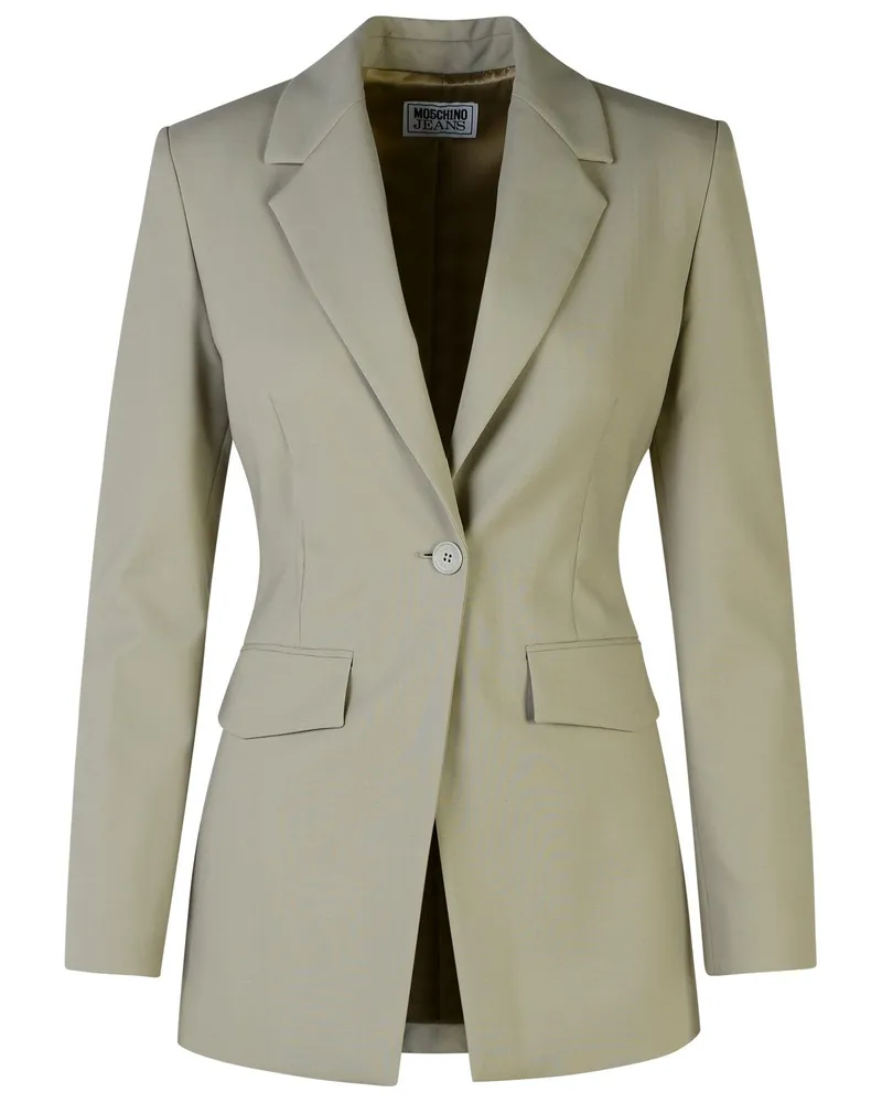 Moschino Moschino -Jeans graue Wolle Blazer Grey