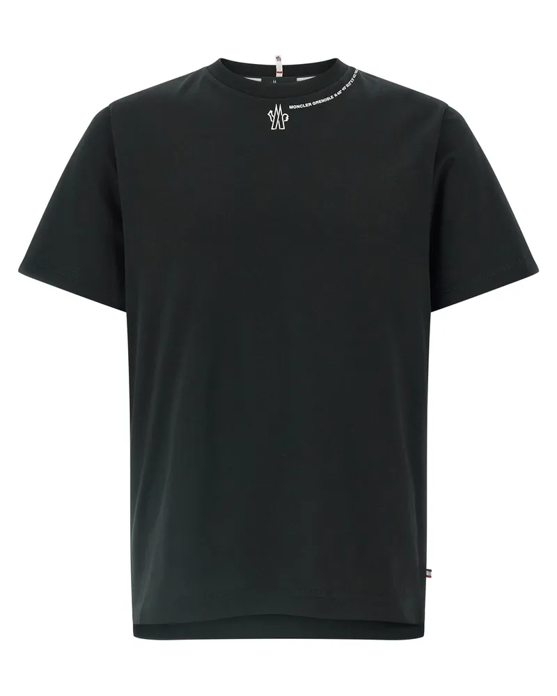 Moncler Cotton T -Shirt Black